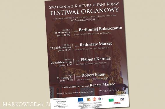 Sanktuarium Markowice - Spotkania z Kulturą u Pani Kujaw - Festiwal Organowy