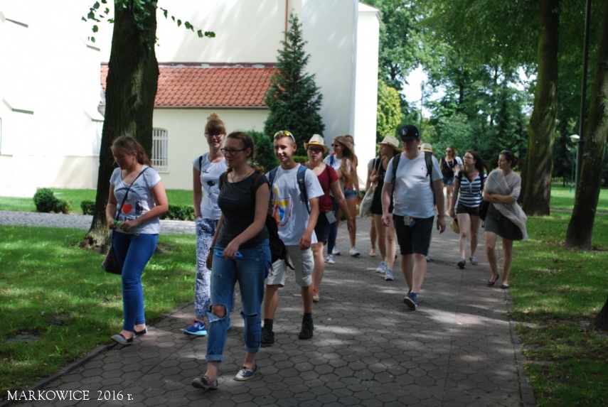 Sanktuarium Markowice - Dni w Diecezji ŚDM- młodzież z Niemiec, Kanady i Polski w Markowicach